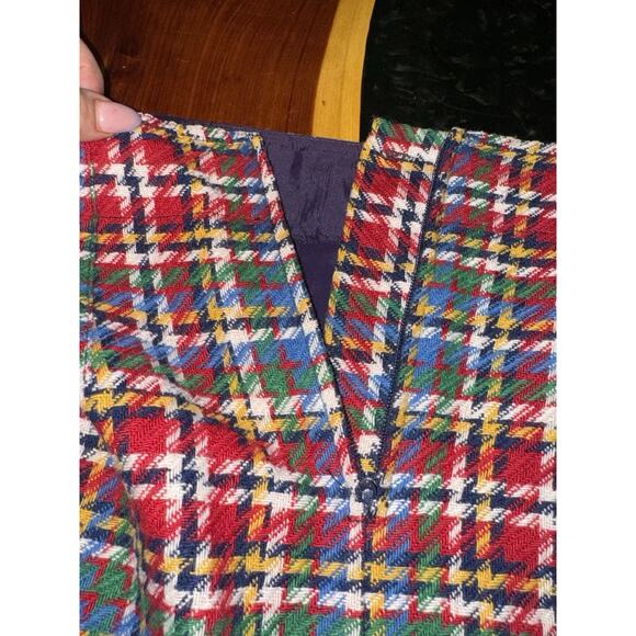 Women’s Vintage Liz Wear Plaid Skirt Size 4 %60 Wool - Picture 5 of 7